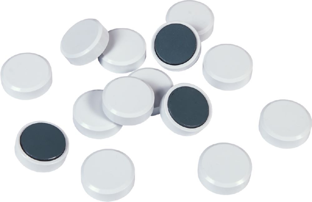 Eichner Facettenrand Magnet Durchmesser 30 x 10 mm Weiß Produktbild Eichner Facettenrand Magnet Durchmesser 30 x 10 mm Weiß