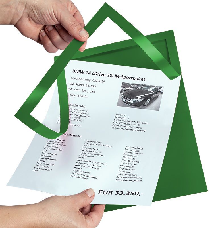 Eichner Folien Passepartout Grün Produktbild Eichner Folien Passepartout Grün