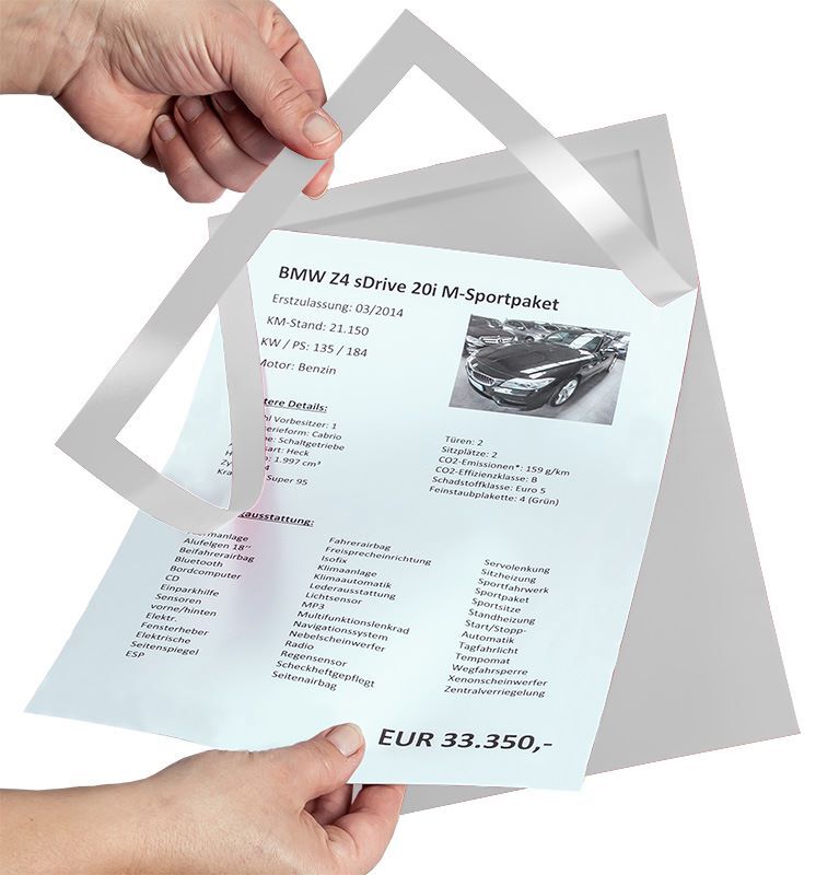 Eichner Folien Passepartout Grau Produktbild Eichner Folien Passepartout Grau