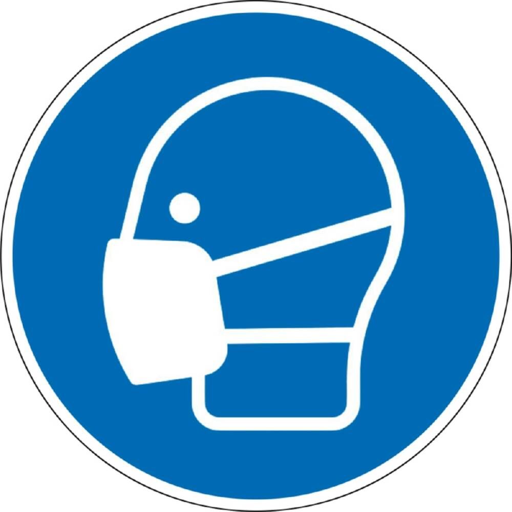 Eichner Gebotsschild Maske benutzen Durchmesser 31,5cm Produktbild Eichner Gebotsschild Maske benutzen Durchmesser 31,5cm