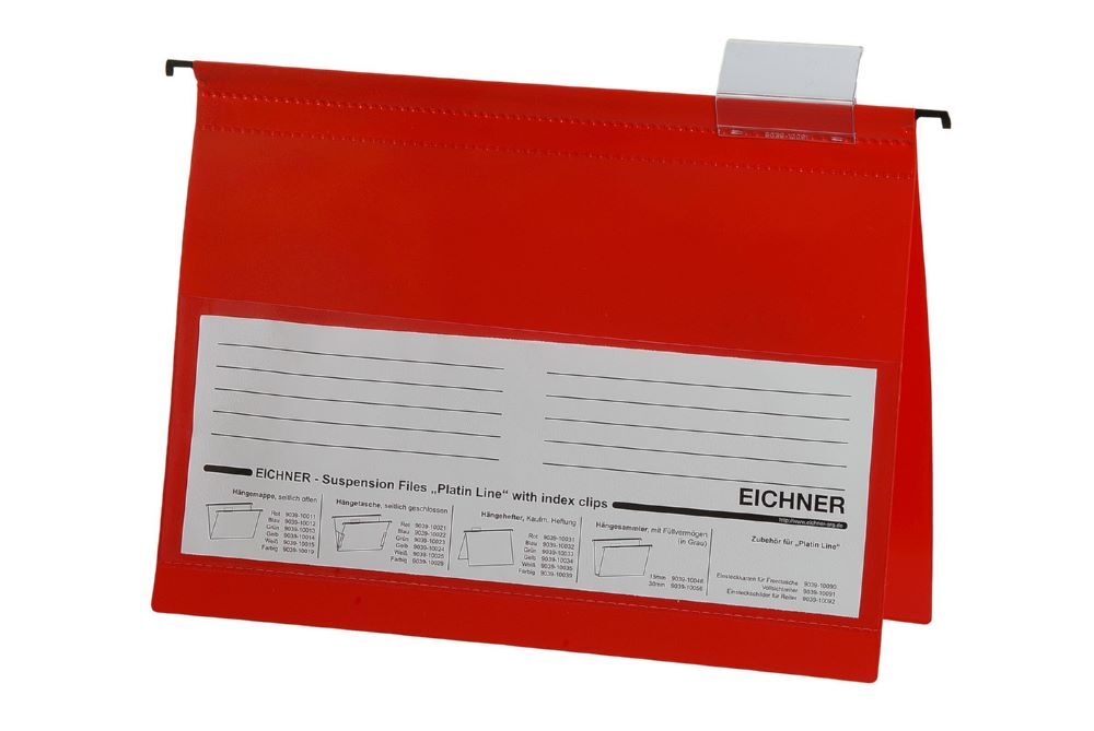 Eichner Hängehefter Platin Line aus PVC Rot Produktbild Eichner Hängehefter Platin Line aus PVC Rot