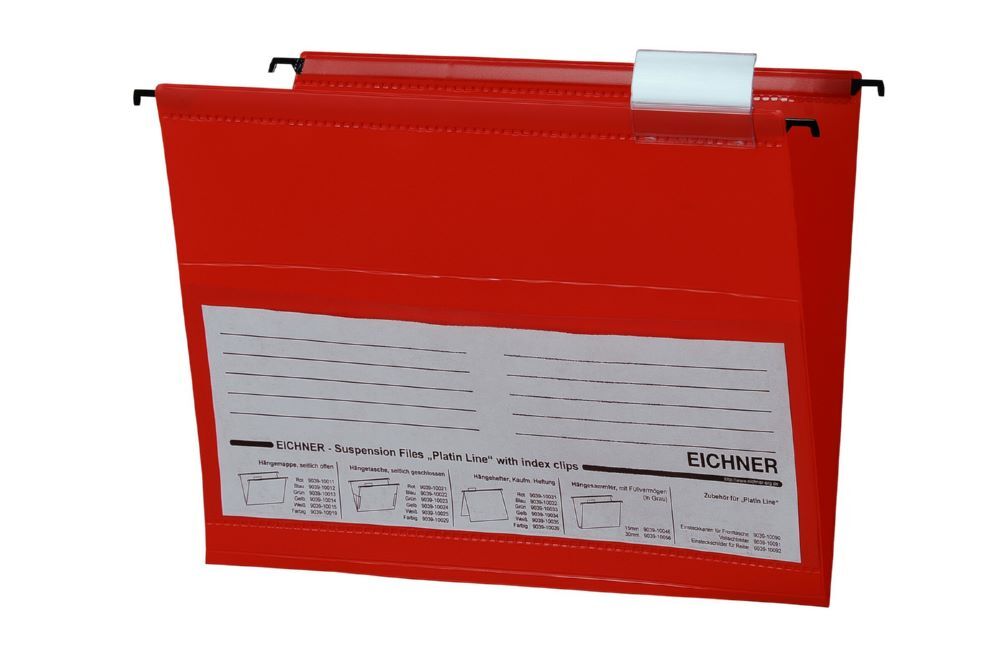 Eichner Hängemappe Platin Line aus PVC Rot Produktbild Eichner Hängemappe Platin Line aus PVC Rot