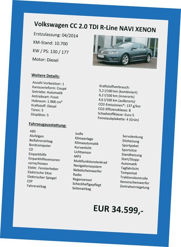 Eichner Hafttasche DIN A4 Blau Produktbild Eichner Hafttasche DIN A4 Blau