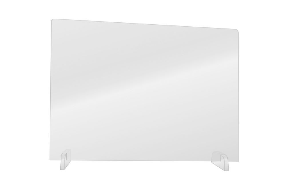 Eichner Hygieneschutzwand für Bürotische und Arbeitsplätze 800 x 660 mm Produktbild Eichner Hygieneschutzwand für Bürotische und Arbeitsplätze 800 x 660 mm