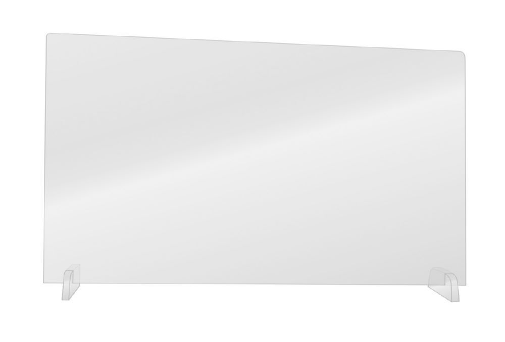 Eichner Hygieneschutzwand für Bürotische und Arbeitsplätze 1000 x 660 mm Produktbild Eichner Hygieneschutzwand für Bürotische und Arbeitsplätze 1000 x 660 mm