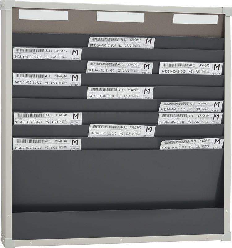 Eichner Planungstafel 750 x 720 x 75 mm mit 3 Spalten und 10 Fächer Produktbild Eichner Planungstafel 750 x 720 x 75 mm mit 3 Spalten und 10 Fächer