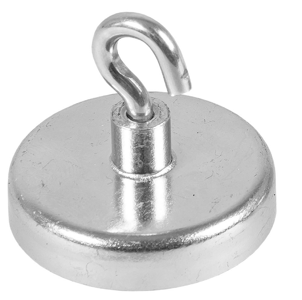 Eichner Kraftmagnete mit Haken Silber Durchmesser 36 mm Produktbild Eichner Kraftmagnete mit Haken Silber Durchmesser 36 mm