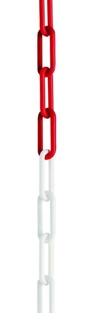 Produktbild EICHNER Kunststoffkette 6 x 42 mm rot weiß