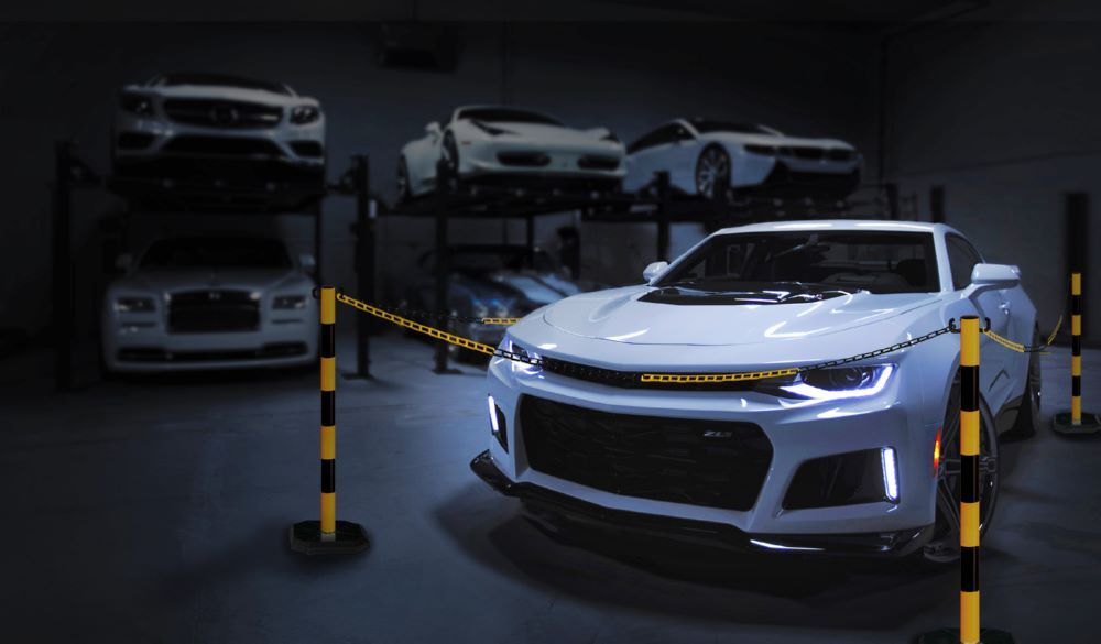 Produktbild Kunststoffkette 6 x42 mm Farbe: Rot/Weiß   bild 2