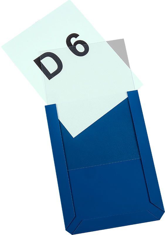 Eichner Magnet Sichttasche DIN A6 Blau 114 x 154 mm Eichner Magnet Sichttasche DIN A6 Blau 114 x 154 mm