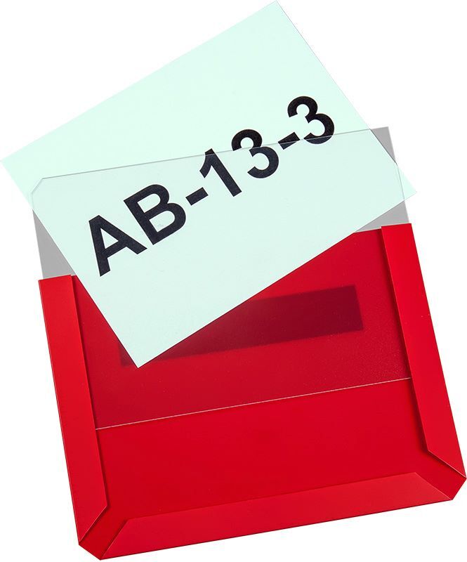 Eichner Magnet Sichttasche DIN A6 Rot 154 x 114 mm Produktbild Eichner Magnet Sichttasche DIN A6 Rot 154 x 114 mm