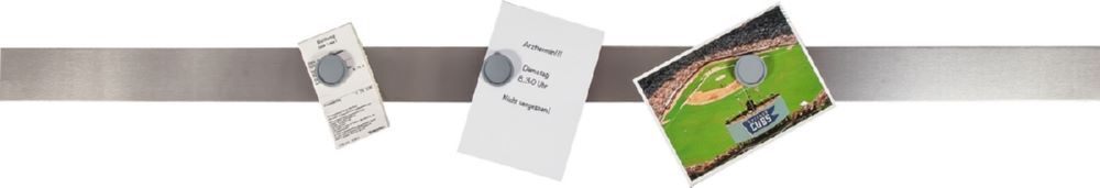 Eichner Magnet Wandleiste 1000 x 50 mm Silber Produktbild Eichner Magnet Wandleiste 1000 x 50 mm Silber