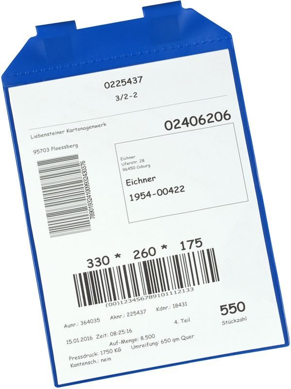 Eichner Magnetische Dokumentenhülle Blau 225 x 305 mm Produktbild Eichner Magnetische Dokumentenhülle Blau 225 x 305 mm