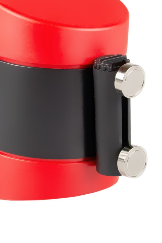 Produktbild Magnetisches Absperrband beids. magnetisch 4,6 m Gurtband Farbe: Rot-Weiß   bild 2