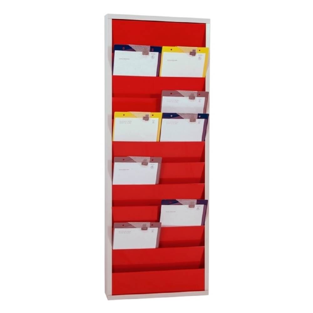 Eichner Metall Plantafel für den Werkstattbereich zweireihig 554x1280mm rot Produktbild Eichner Metall Plantafel für den Werkstattbereich zweireihig 554x1280mm rot