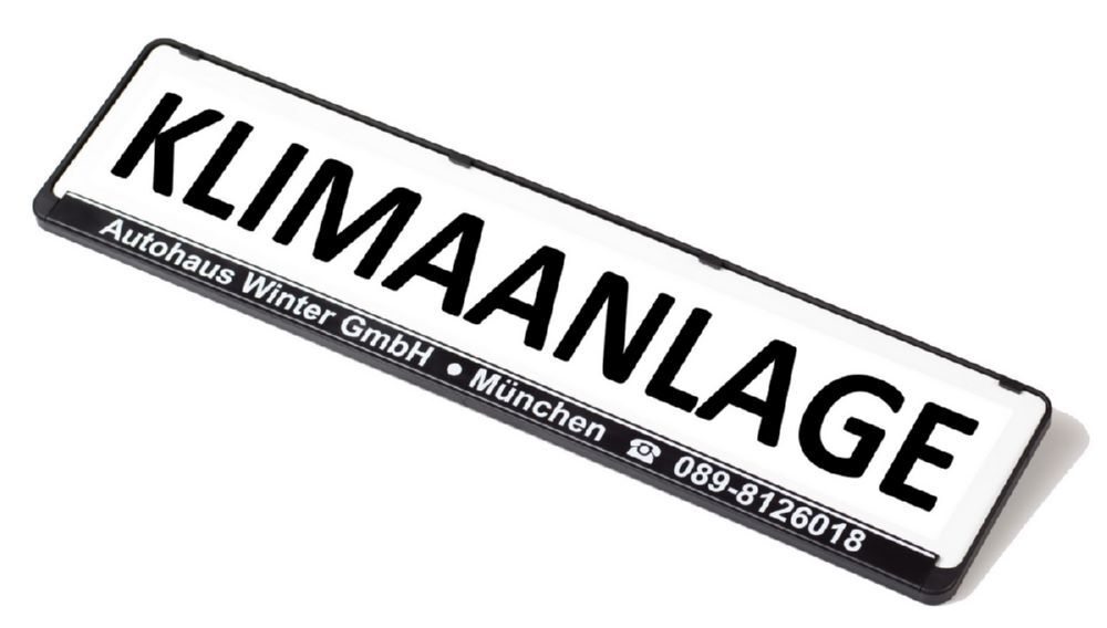 Eichner Miniletter Werbeschild standard Klimaanlage Produktbild Eichner Miniletter Werbeschild standard Klimaanlage