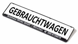 Eichner Miniletter Werbeschild standard Gebrauchtwagen Produktbild Eichner Miniletter Werbeschild standard Gebrauchtwagen