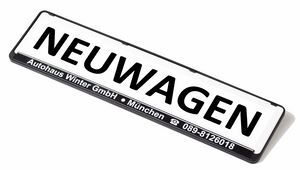 Eichner Miniletter Werbeschild standard Neuwagen Produktbild Eichner Miniletter Werbeschild standard Neuwagen