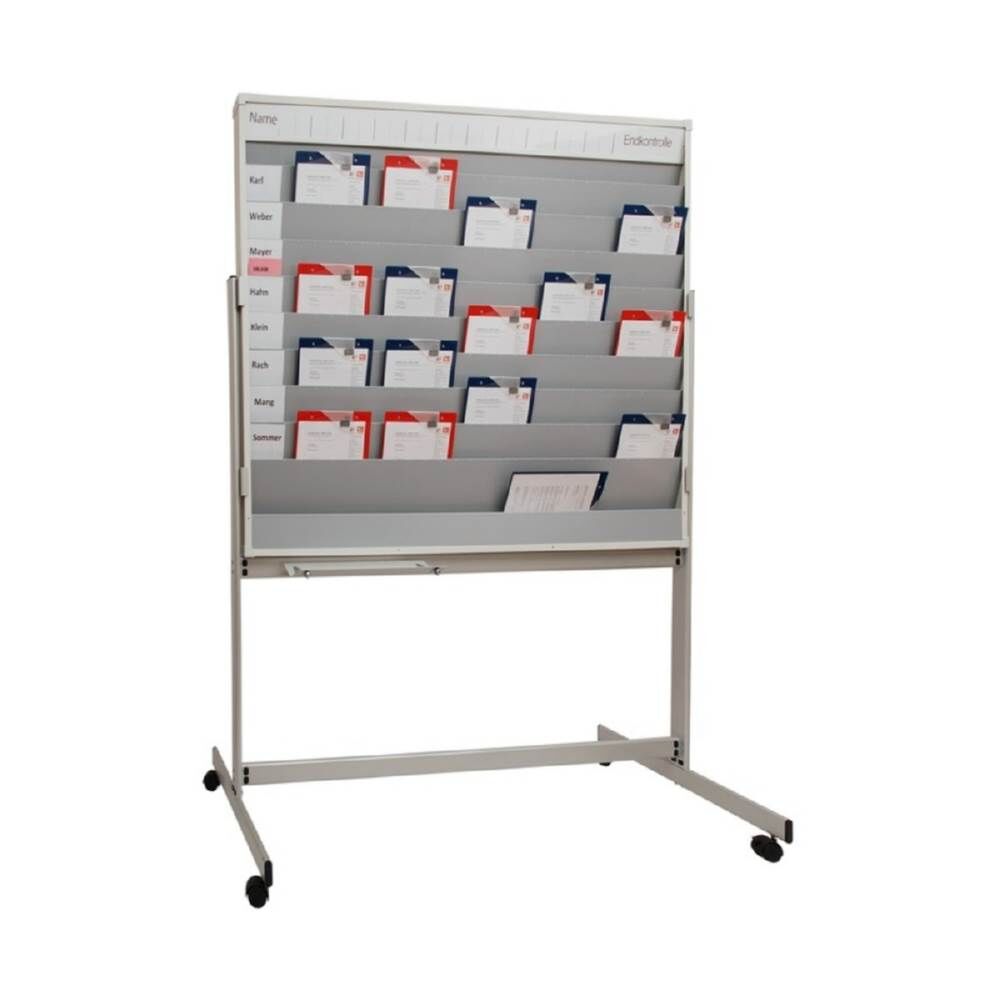 Eichner Mobile Planungstafel mit 9 Schienen1550x1945mm Produktbild Eichner Mobile Planungstafel mit 9 Schienen1550x1945mm