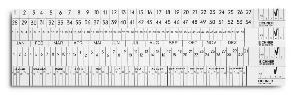 Eichner Planungs und Terminstreifen für die Serie VISIMAP Produktbild Eichner Planungs und Terminstreifen für die Serie VISIMAP