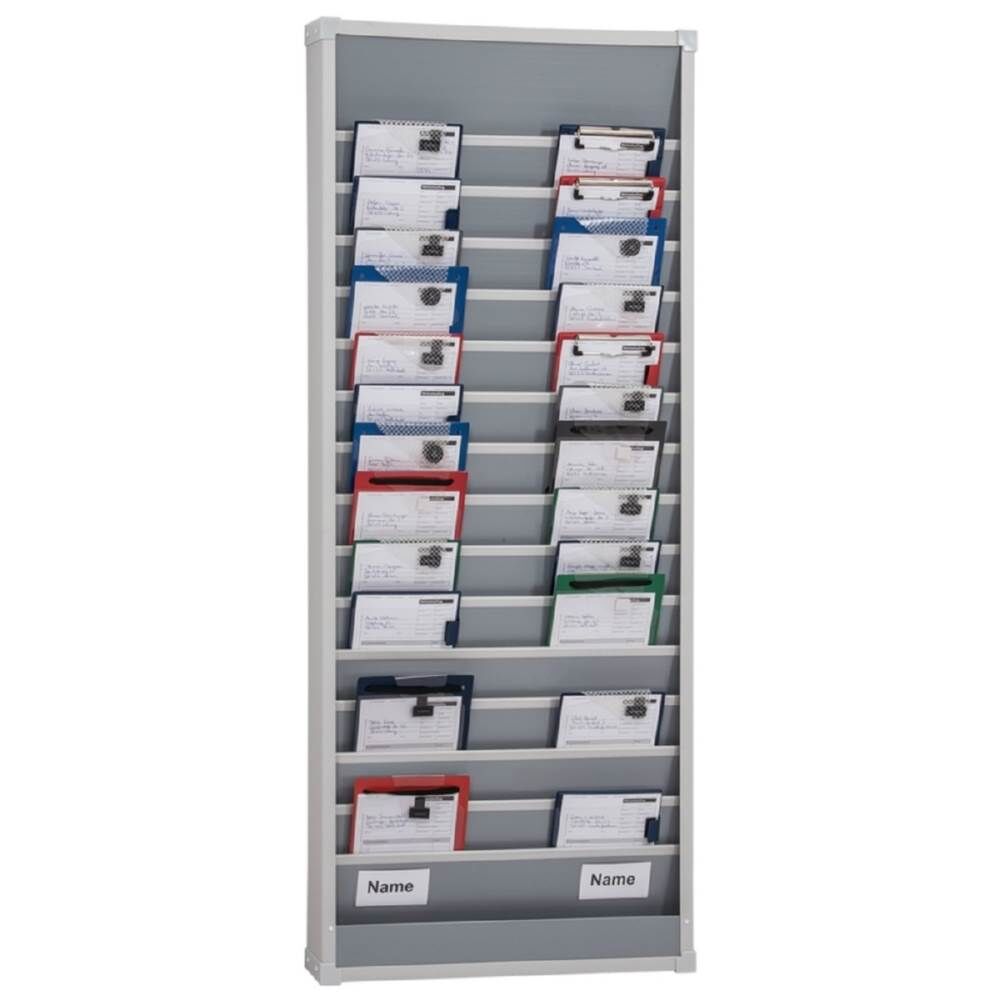 Eichner Planungstafel zweireihige A5 15 belegbare Schienen 554x1315mm Produktbild Eichner Planungstafel zweireihige A5 15 belegbare Schienen 554x1315mm