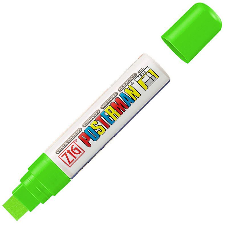 Eichner Posterman Marker Neon-Grün 15 mm Produktbild Eichner Posterman Marker Neon-Grün 15 mm