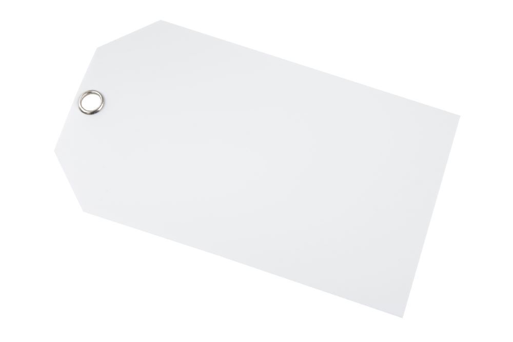 Produktbild EICHNER PP-Anhängeetikett mit Öse weiss