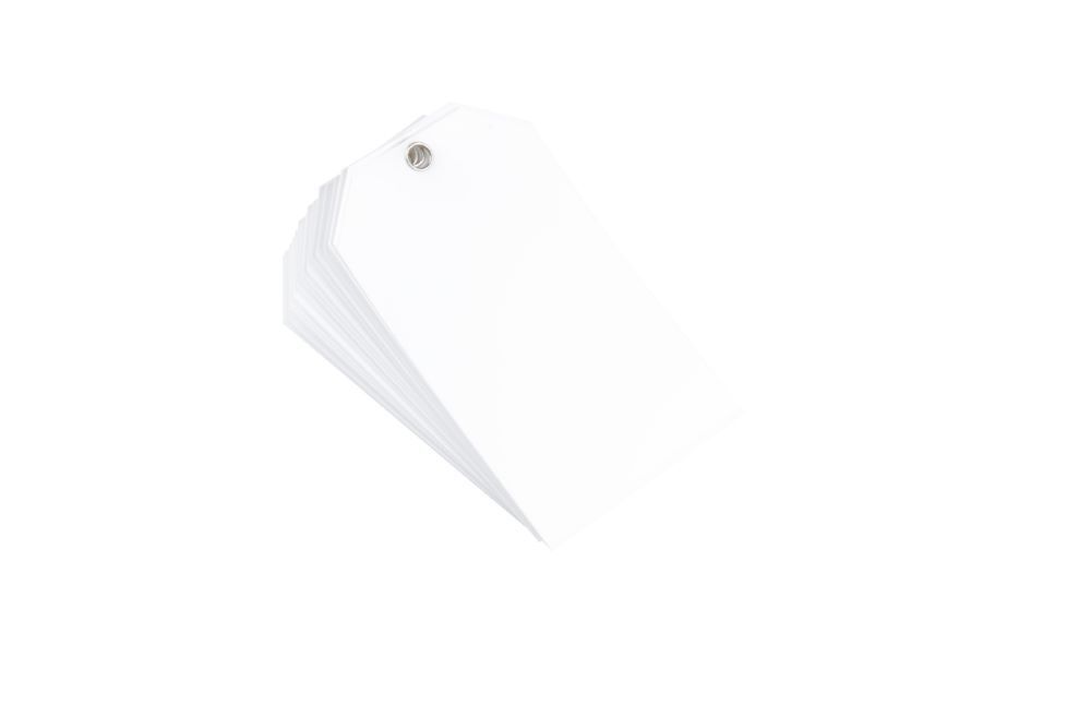 Produktbild PP-Anhängeetikett mit Öse weiss      bild 2