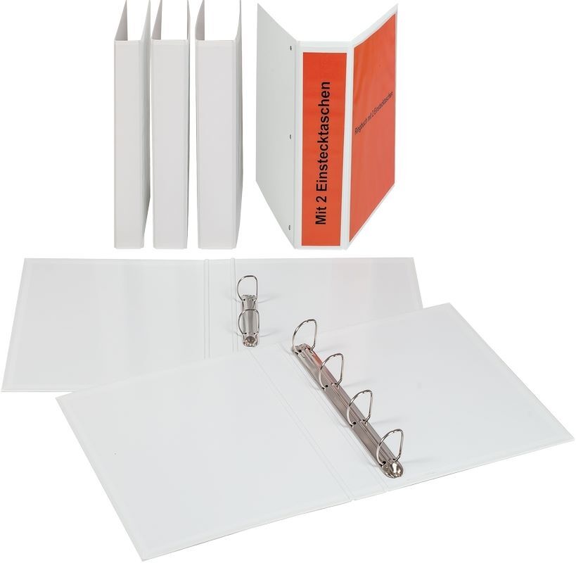 Eichner PP Präsentationsringbuch 4 Ring Füllhöhe 25 mm Eichner PP Präsentationsringbuch 4 Ring Füllhöhe 25 mm