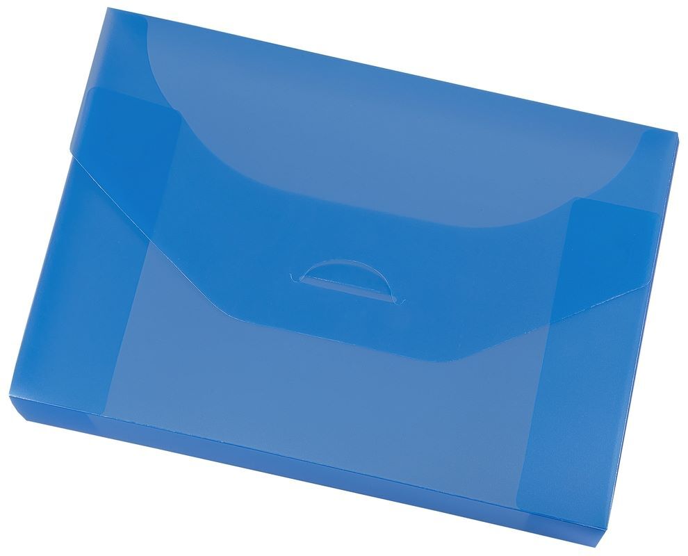 Eichner Polypropylen Sammelbox DIN A4 Füllhöhe 40 mm Blau Produktbild Eichner Polypropylen Sammelbox DIN A4 Füllhöhe 40 mm Blau