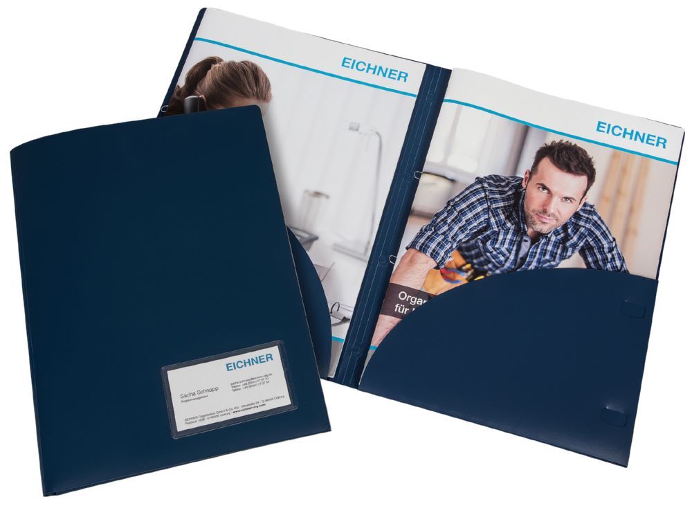 Eichner Präsentations Angebotsmappe Blau Produktbild Eichner Präsentations Angebotsmappe Blau