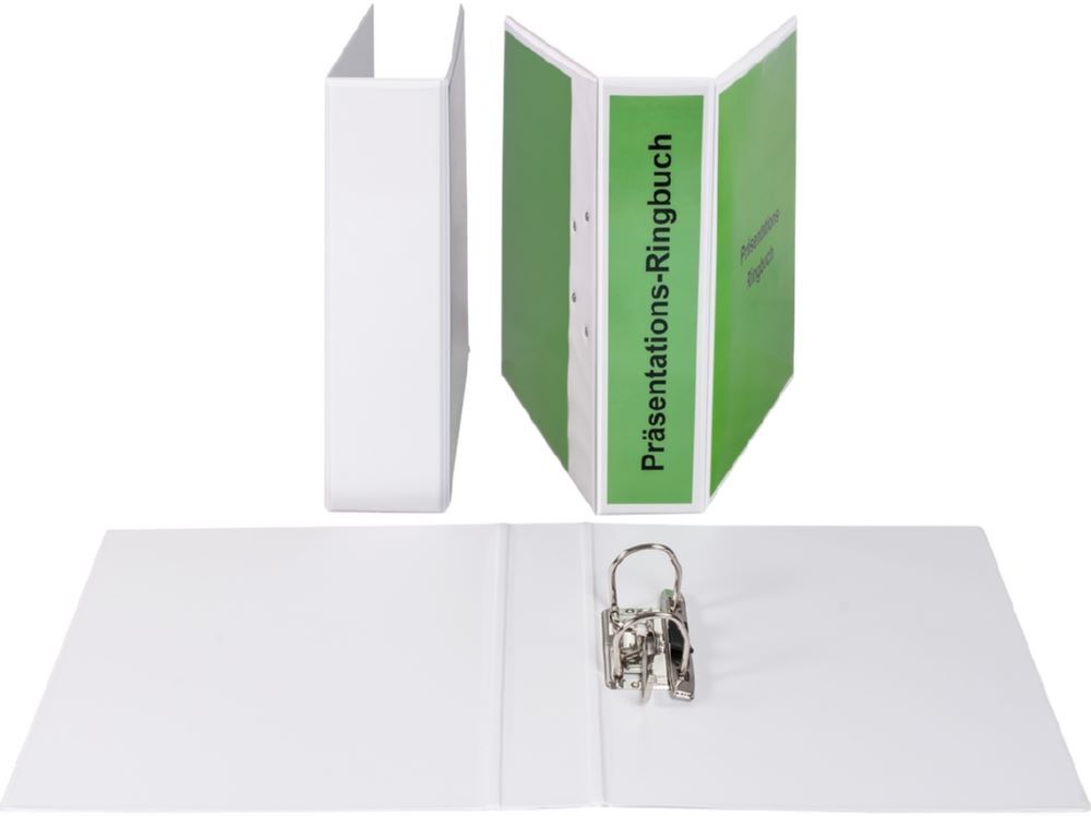 Eichner Präsentations Ordner aus PVC Weiß Füllhöhe 55 mm Produktbild Eichner Präsentations Ordner aus PVC Weiß Füllhöhe 55 mm