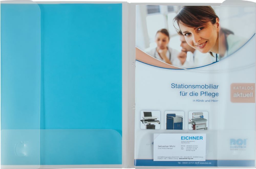 Eichner Präsentations und Projektmappe mit 2 Innentaschen Eichner Präsentations und Projektmappe mit 2 Innentaschen