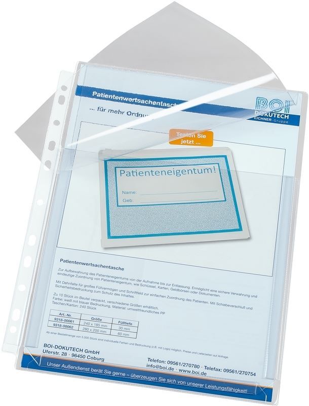 Eichner PVC Dehnfaltentasche DIN A4 309 x 238 mm Produktbild Eichner PVC Dehnfaltentasche DIN A4 309 x 238 mm