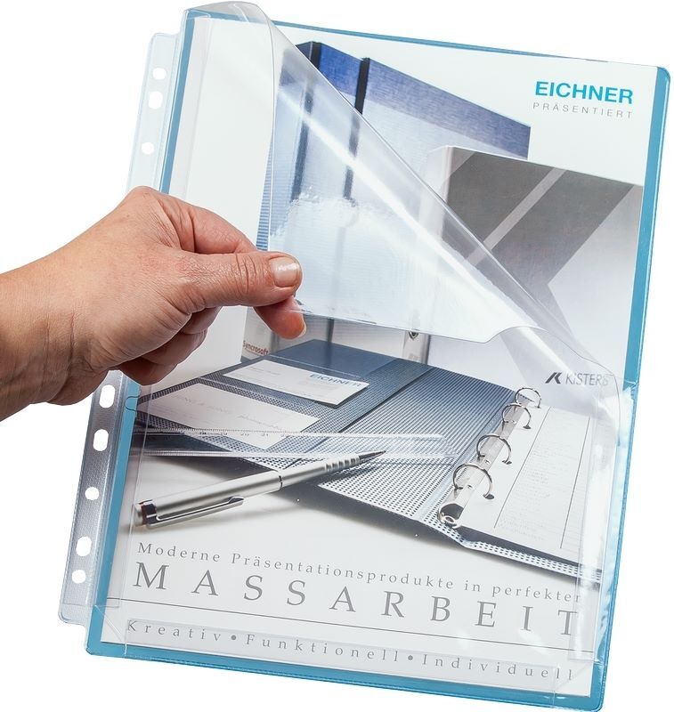 Eichner PVC Dehnfaltentasche DIN A4 Transparent Produktbild Eichner PVC Dehnfaltentasche DIN A4 Transparent