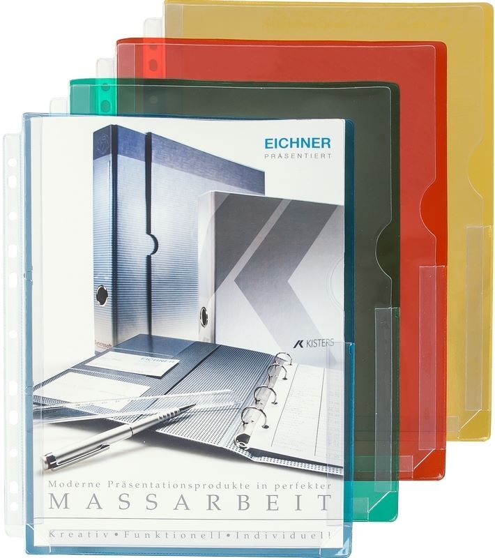 Eichner PVC Dehnfaltentasche DIN A4 Rot Produktbild Eichner PVC Dehnfaltentasche DIN A4 Rot