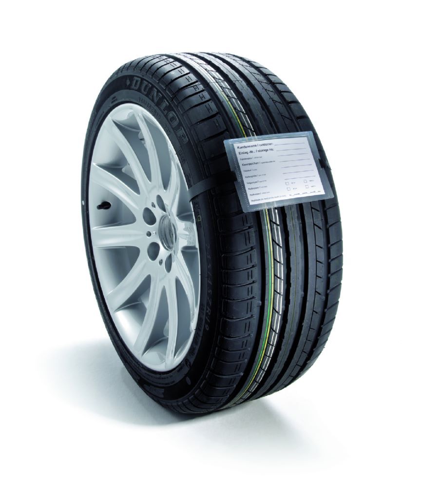 Produktbild EICHNER Reifenanhänger A6 neutral beigelegter Standardlasche 80 cm 1 Satz Etiketten