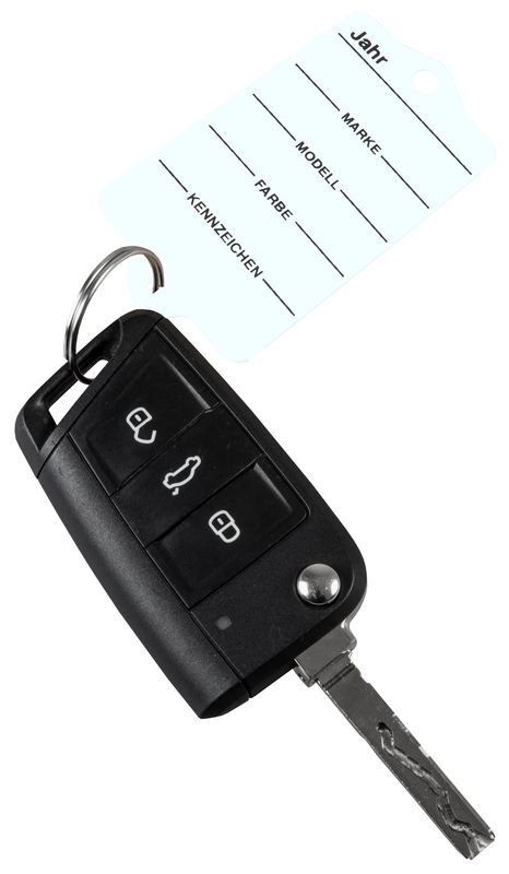 Eichner Schlüsselanhänger Weiß Deutsch/Englisch Produktbild Eichner Schlüsselanhänger Weiß Deutsch/Englisch