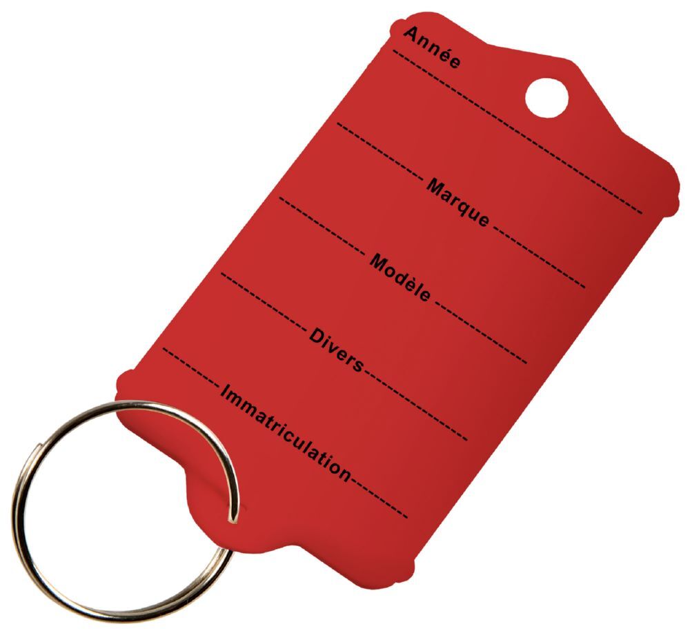 Produktbild EICHNER Schlüsselanhänger Profi 1 ROT mit Schlüsselring und 2 Permanent Marker