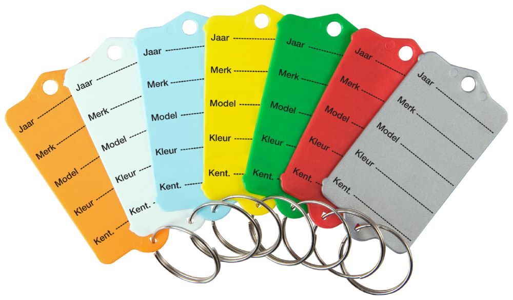 Produktbild Schlüsselanhänger Profi 1 "holländisch" blau, mit Schlüsselring und 2 Permanent- bild 3