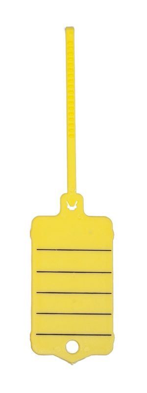 Produktbild EICHNER Schlüsselanhänger gelb mit Kunststofflasche 200 Stück inklusive 2 Markern