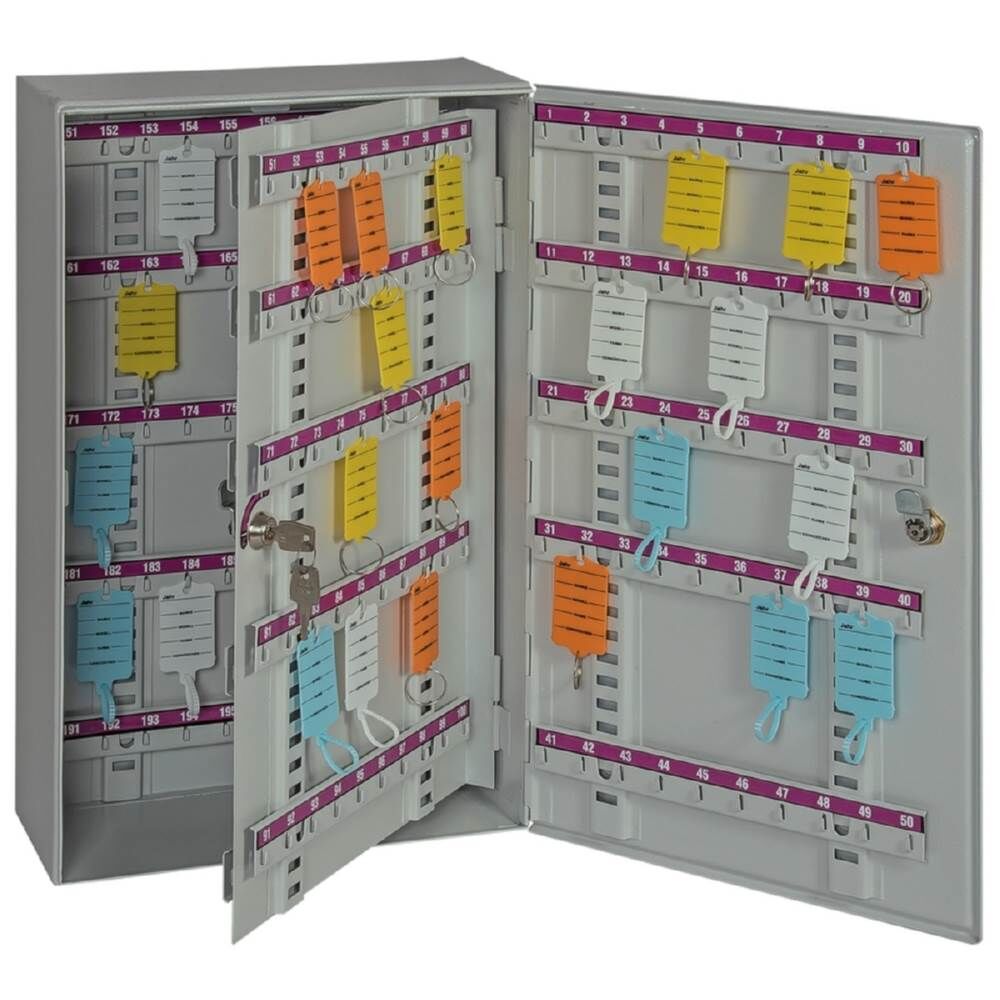 Eichner Sicherheits Schlüsselschrank aus Metall 520x300x130mm Produktbild Eichner Sicherheits Schlüsselschrank aus Metall 520x300x130mm