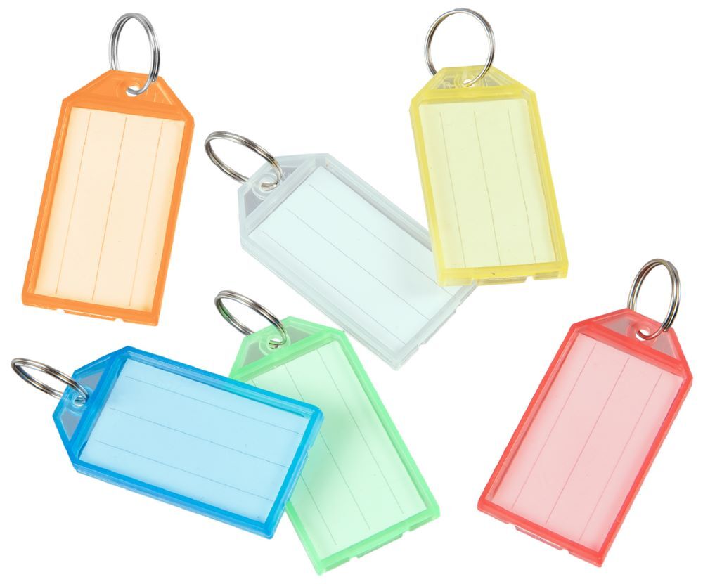 Produktbild EICHNER SET Schlüsselanhänger mit Klappmechanismus 100 St farblich 20 Stück Transparent