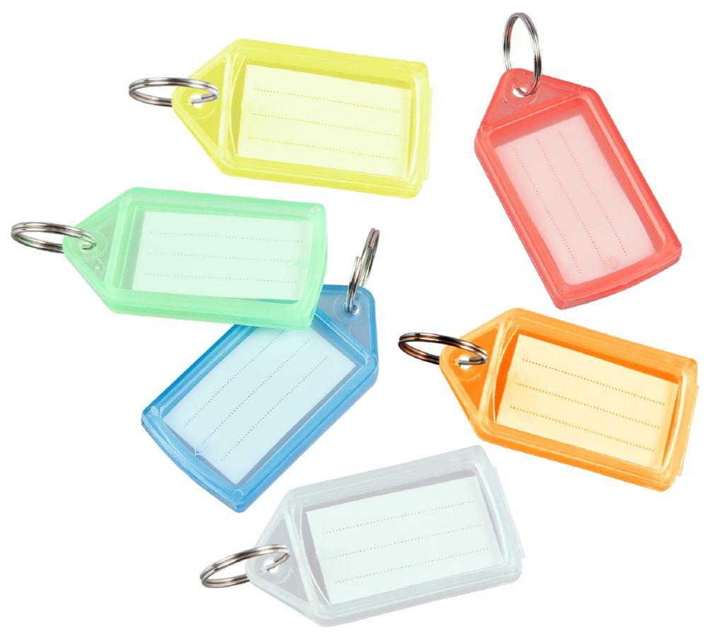 Produktbild SET-Schlüsselanhänger "Slide" mit Schiebemechanismus, Beschriftungsetikett und S bild 2