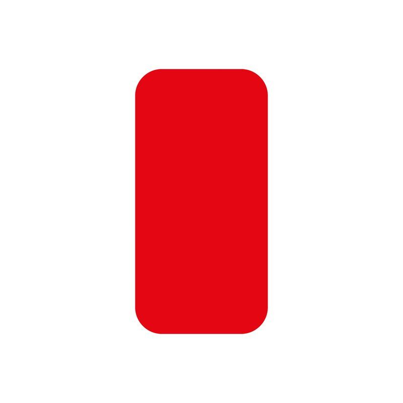 Eichner Stellplatzmarker I-Stück Rot in Polycarbonat Produktbild Eichner Stellplatzmarker I-Stück Rot in Polycarbonat