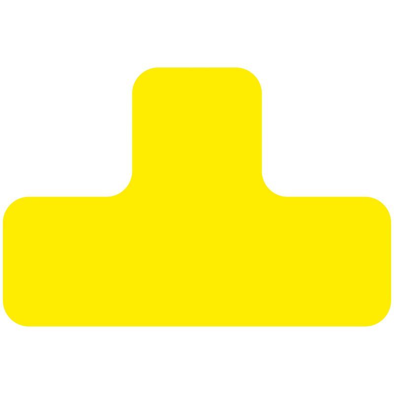 Eichner Stellplatzmarker T-Stück Gelb in PVC Produktbild Eichner Stellplatzmarker T-Stück Gelb in PVC