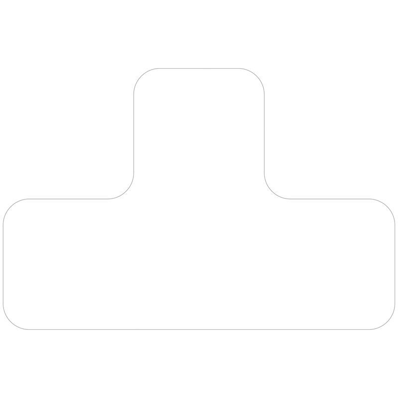 Eichner Stellplatzmarker T-Stück Weiß Polycarbonat Produktbild Eichner Stellplatzmarker T-Stück Weiß Polycarbonat