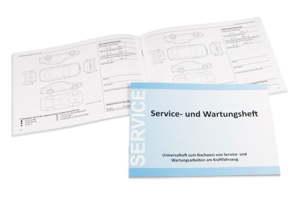 Produktbild 10 Stück Service- und Wartungshefte (neutrale Version)zum Nachweis von Service-  bild 4