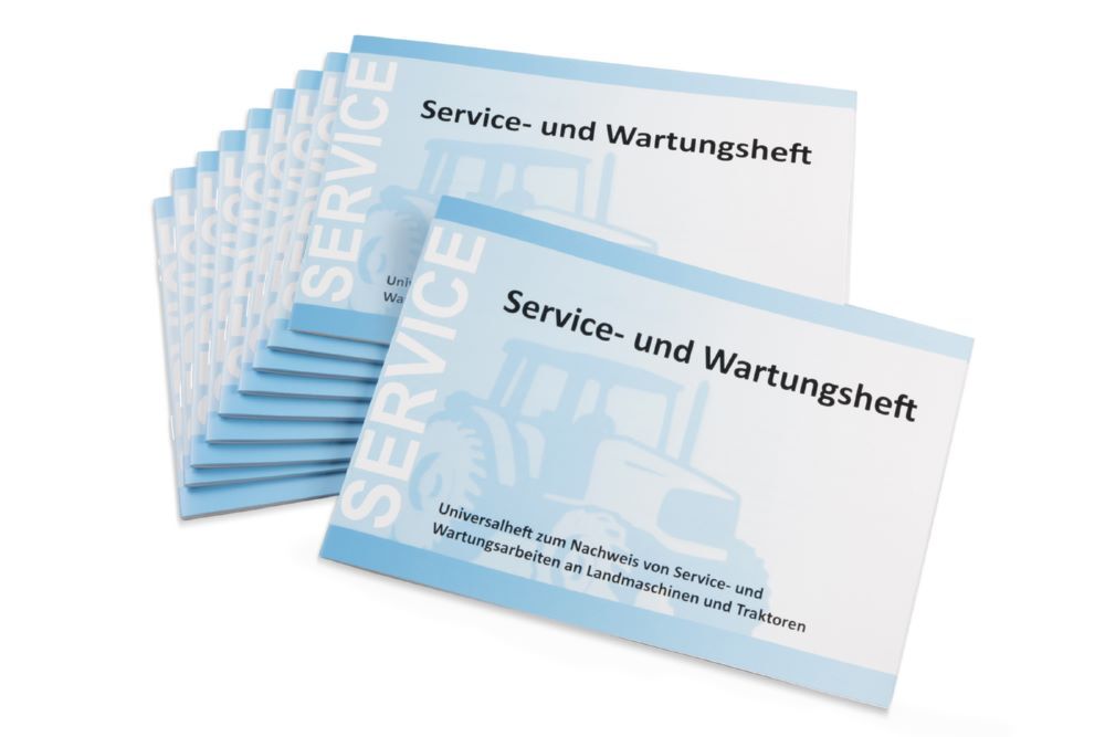 Produktbild 10 Stück Service- und Wartungshefte (neutrale Version) zum Nachweis von Service- bild 2