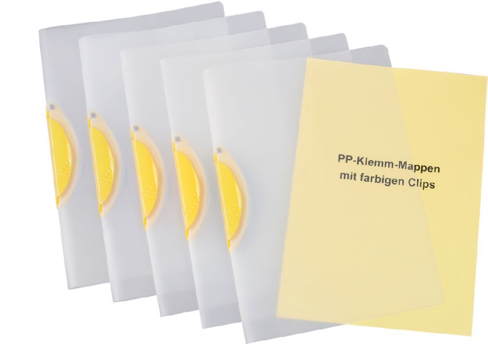 Eichner Swing Clipmappen Gelb DIN A4 Produktbild Eichner Swing Clipmappen Gelb DIN A4